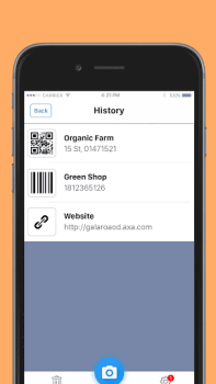 Télécharger QR code reader Travail pour Android Capture d'écran 5