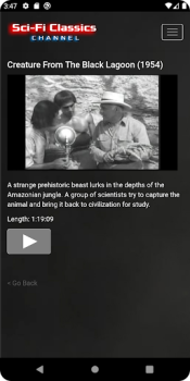 Télécharger Sci-Fi Classic Movies Channel Divertissement pour Android Capture d'écran 4
