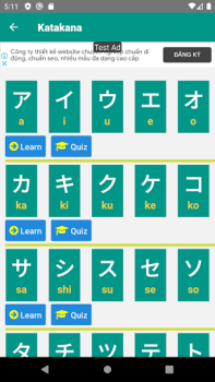 Télécharger Kana App Éducation pour Android Capture d'écran 6
