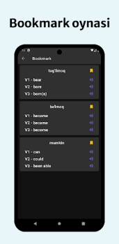 Télécharger Noto'g'ri fe'llar jadvali Éducation pour Android Capture d'écran 5