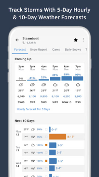 Télécharger OpenSnow: Weather & 3D Maps Météo pour Android Capture d'écran 3