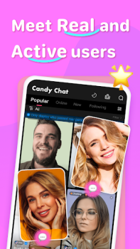 Télécharger Candy Chat - Live video chat Divertissement pour Android Capture d'écran 3