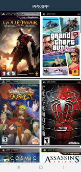 Télécharger PSP PS2 - Games Emulator Divertissement pour Android Capture d'écran 3