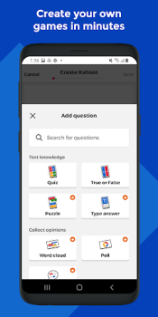 Télécharger Kahoot! Play & Create Quizzes Éducation pour Android Capture d'écran 4