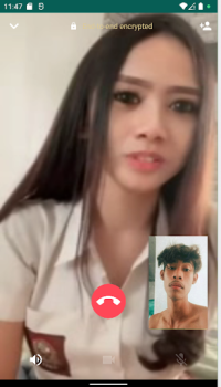 Télécharger Video Call Cewek Sma Divertissement pour Android Capture d'écran 4