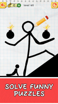 Télécharger Draw 2 Save: Stickman Puzzle Jeux de réflexion pour Android Capture d'écran 4