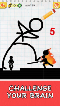 Télécharger Draw 2 Save: Stickman Puzzle Jeux de réflexion pour Android Capture d'écran 5