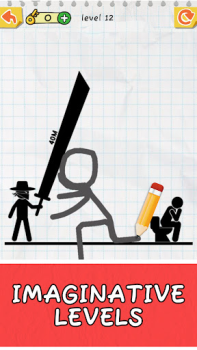 Télécharger Draw 2 Save: Stickman Puzzle Jeux de réflexion pour Android Capture d'écran 6