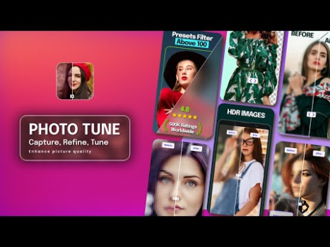 Télécharger Rehausseur de photos-PhotoTune Photo pour Android Capture d'écran 8