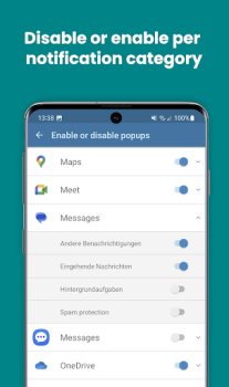 Télécharger Disable Notification Popups Outils pour Android Capture d'écran 4
