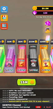 Télécharger TCG Hyper Card Idle Streamer Jeux de cartes pour Android Capture d'écran 5