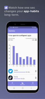 Télécharger one sec | screen time + focus Travail pour Android Capture d'écran 2