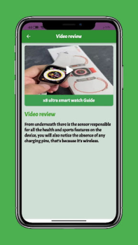 Télécharger x8 ultra smart watch Guide Éducation pour Android Capture d'écran 5