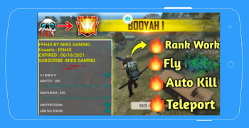 Télécharger ffh4x mod menu for fire Jeux de société pour Android Capture d'écran 2