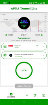 Télécharger APNA TUNNEL LITE Outils pour Android Capture d'écran 3