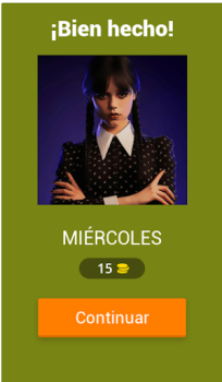 Télécharger Miércoles Addams Quiz Quizs pour Android Capture d'écran 2