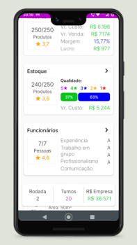 Télécharger Ceogame - Simulação de Negócio Simulateurs pour Android Capture d'écran 3