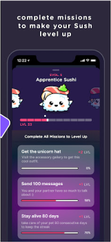 Télécharger SUSH Élève un Animal Virtuel Social pour Android Capture d'écran 6