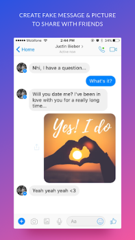 Télécharger iFake: Fake Chat Messages Divertissement pour Android Capture d'écran 3