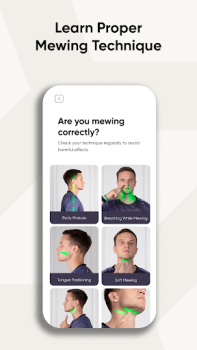 Télécharger Mewing Coach - Face Exercises Santé et forme physique pour Android Capture d'écran 4