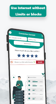 Télécharger La USA - Get USA IP Outils pour Android Capture d'écran 5