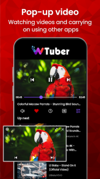 Télécharger Lecteur vidéo - wTuber Lecteurs et éditeurs de vidéos pour Android Capture d'écran 2