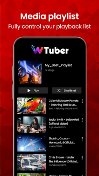 Télécharger Lecteur vidéo - wTuber Lecteurs et éditeurs de vidéos pour Android Capture d'écran 4
