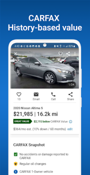 Télécharger CARFAX - Shop New & Used Cars Voitures et transports pour Android Capture d'écran 4