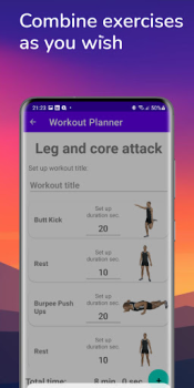 Télécharger Full body workout at home Santé et forme physique pour Android Capture d'écran 4