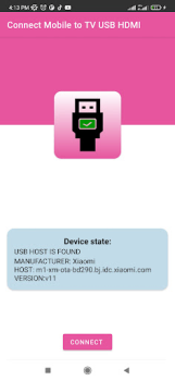 Télécharger Connect Mobile to TV USB HDMI Divers pour Android Capture d'écran 2