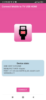 Télécharger Connect Mobile to TV USB HDMI Divers pour Android Capture d'écran 3