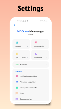 Télécharger MDGram Messenger Communication pour Android Capture d'écran 5
