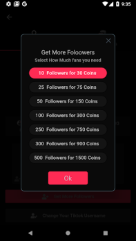 Télécharger générateur d'abonnés tiktok Outils pour Android Capture d'écran 2