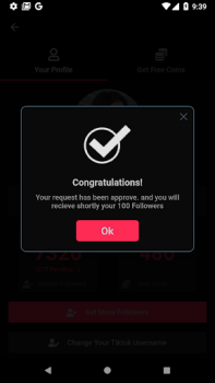 Télécharger générateur d'abonnés tiktok Outils pour Android Capture d'écran 3