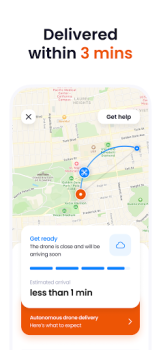 Télécharger Manna Drone Delivery Nourriture et boissons pour Android Capture d'écran 4