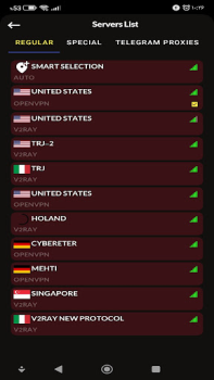 Télécharger Saeron Vpn Outils pour Android Capture d'écran 3