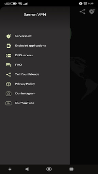 Télécharger Saeron Vpn Outils pour Android Capture d'écran 6