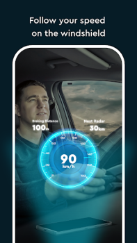 Télécharger Carte radar, détecteur, HUD Cartes et navigation pour Android Capture d'écran 2