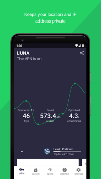 Télécharger Luna VPN Outils pour Android Capture d'écran 3