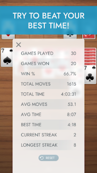 Télécharger Solitaire Jeux de cartes pour Android Capture d'écran 4