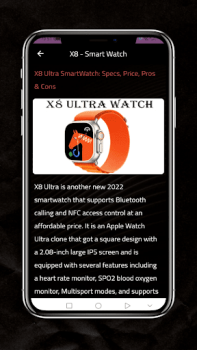 Télécharger X8 Ultra - Smart Watch  Review Mode de vie pour Android Capture d'écran 5
