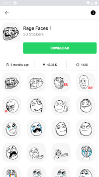 Télécharger Funny Memes Stickers WASticker Outils pour Android Capture d'écran 3