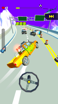 Télécharger Crazy Rush 3D - Course Auto Course pour Android Capture d'écran 5