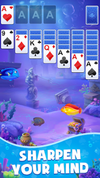 Télécharger Solitaire: Fish Master Jeux de cartes pour Android Capture d'écran 2