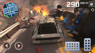 Télécharger Grand Canyon Auto Crash Game Course pour Android Capture d'écran 6