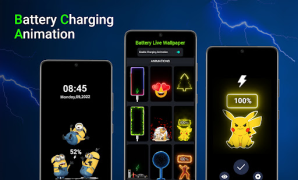 Télécharger Batre Chargmnt Animé défniton Travail pour Android Capture d'écran 5