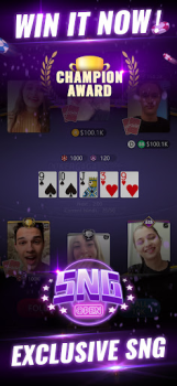 Télécharger PokerGaga: Texas Holdem Poker Jeux de cartes pour Android Capture d'écran 3