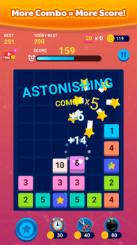 Télécharger Merge Block: Number Merge Game Jeux de réflexion pour Android Capture d'écran 4