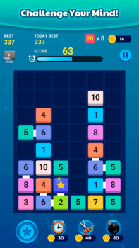 Télécharger Merge Block: Number Merge Game Jeux de réflexion pour Android Capture d'écran 5