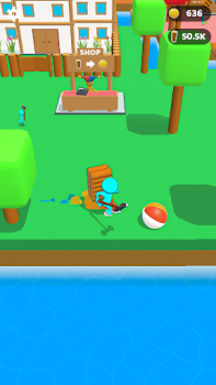 Télécharger Craftheim - Île des bûcherons Simulateurs pour Android Capture d'écran 2